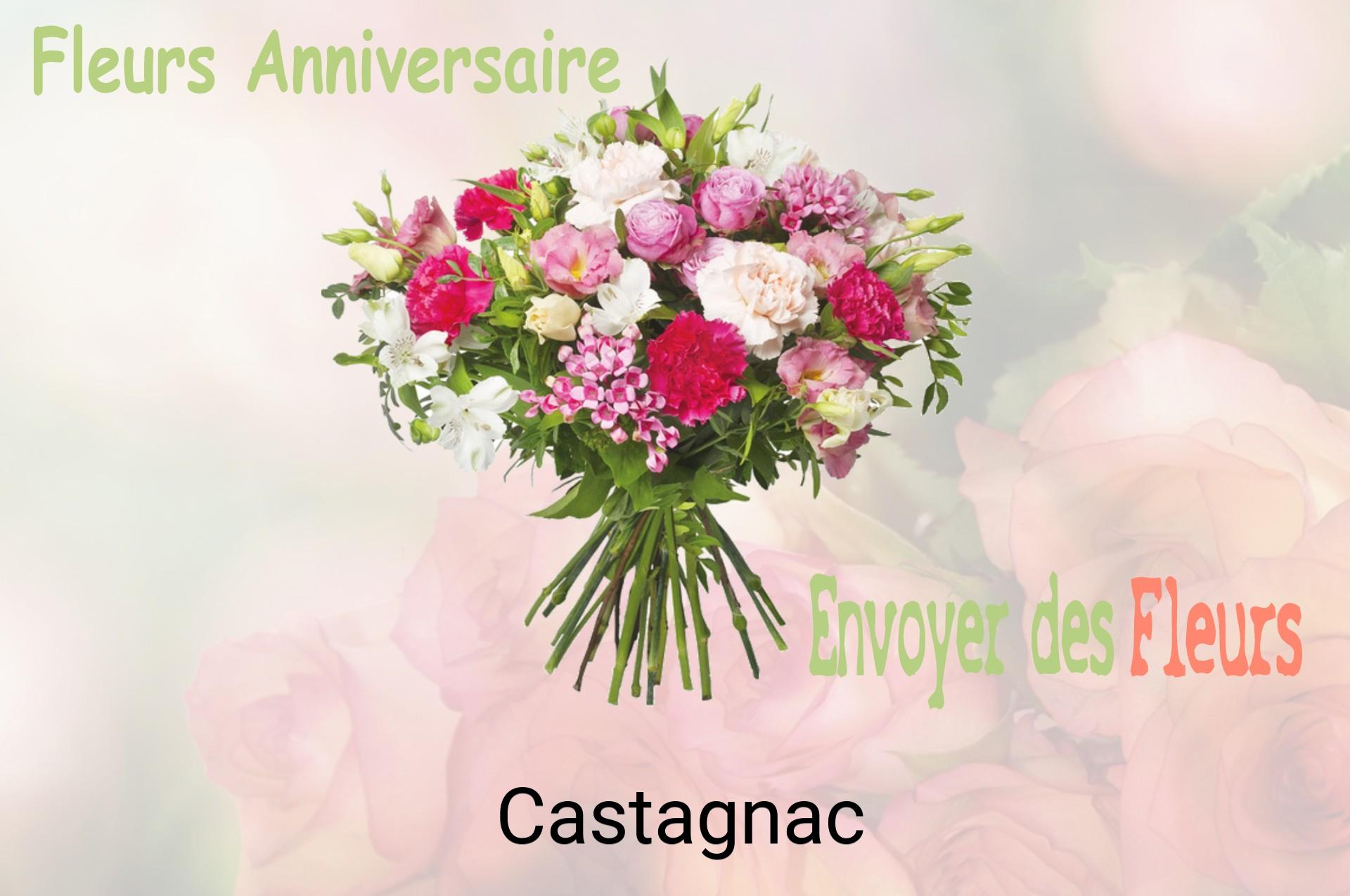 Bouquet de fleurs d’anniversaire livré à Castagnac