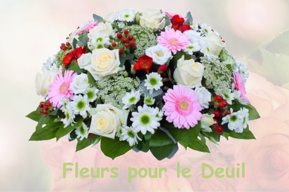 fleurs deuil CASTAGNAC